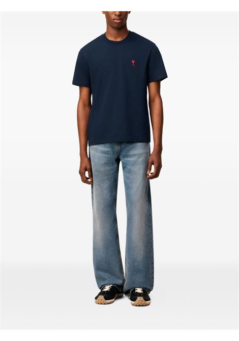 t-shirt adc nisex blu notte AMI PARIS | BFUTS035.724430